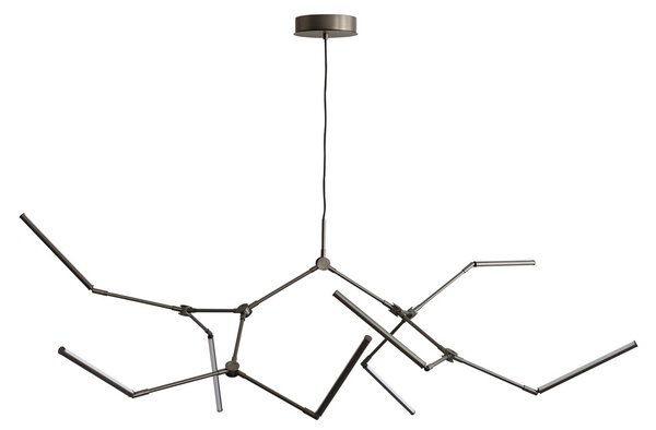 Lampadari 101 COPENHAGEN, Stick, dimmerabile, Bronzo / Ottone anticato, Soggiorno, Alluminio, Design