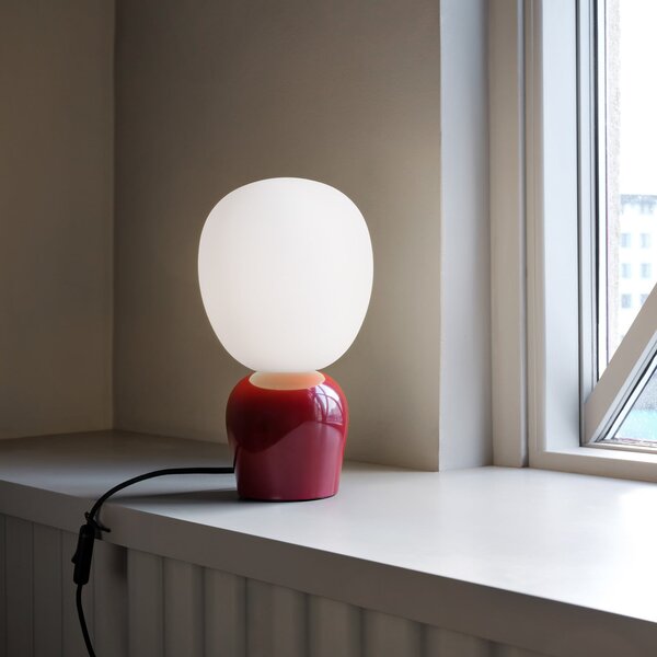 Lampade da tavolo Belid, Buddy, Rosso, Soggiorno, Vetro, Design