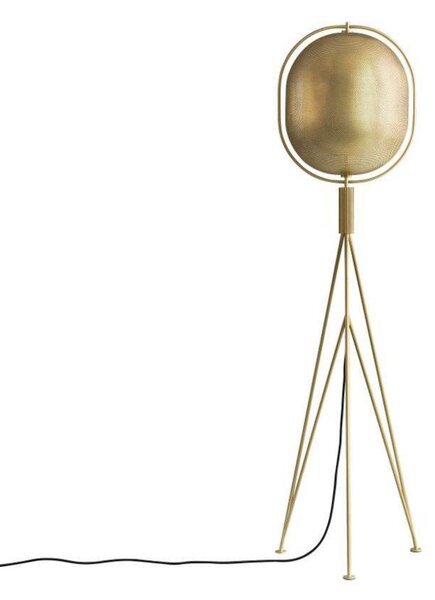 Lampada da terra 101 COPENHAGEN, Pearl, dimmerabile, Dorato / Ottone, Soggiorno, Alluminio, Design