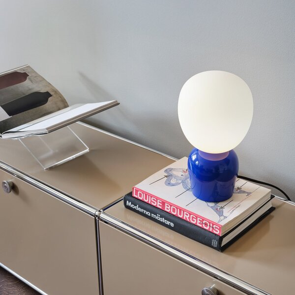 Lampade da tavolo Belid, Buddy, Blu, Soggiorno, Vetro, Design