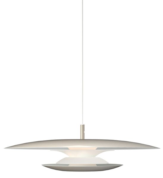 Lampada a sospensione Belid, Eclipse, dimmerabile, Grigio, Soggiorno, Metallo, Design