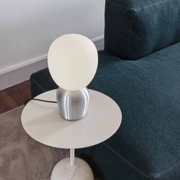 Lampade da tavolo Belid, Buddy, Metallizzato, Soggiorno, Vetro, Design