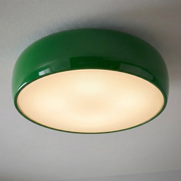 Plafoniera FLOS, SMITHFIELD C, dimmerabile, Verde, Soggiorno, Metallo, Design