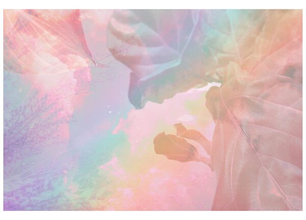 Carta da parati – Foglie Arcobaleno