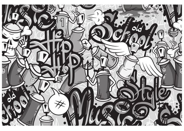 Carta da parati – Street art moderno