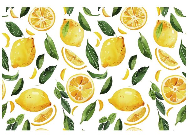Carta da parati – Limoni Estivi