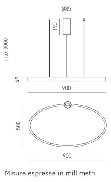 Lampadario classico gea luce criseide s1p ovale fcrso8o led oro alluminio silicone - Gea Luce