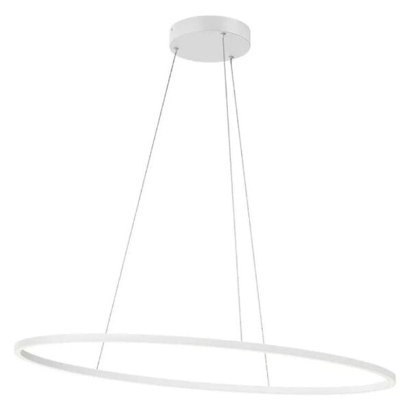 Lampadario moderno redo group leo 01 3337 led cct bianco dimmerabile alluminio - Redo Group