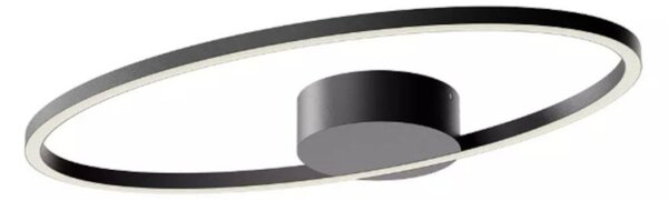 Plafoniera moderna redo group leo 01 3333 01 3334 led cct nero bianco dimmerabile alluminio - Redo Group