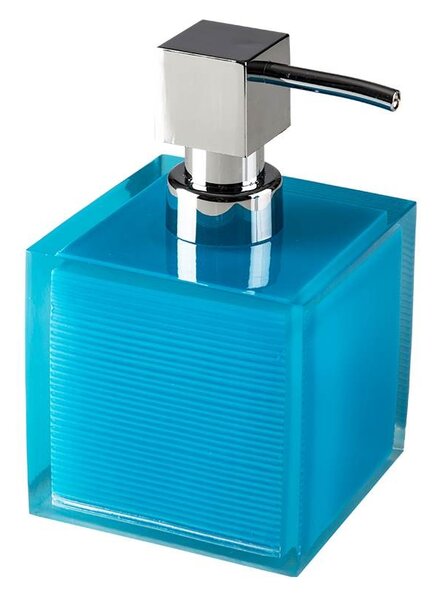 Dispenser da appoggio in resina poliacrilica trasparente blue Serie Billy di Cipì