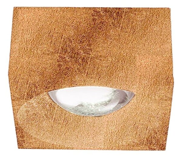 Plafoniera led promoingross pocket q10 rf 3000k metallo foglia rame - Promoingross