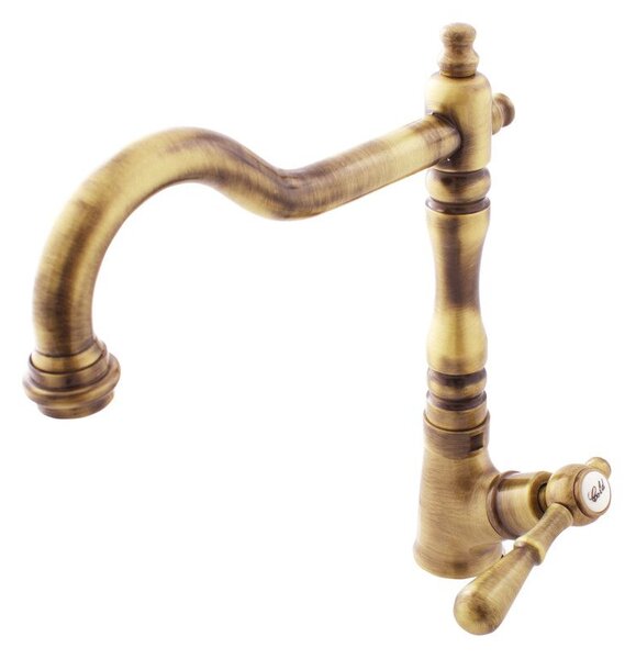 Miscelatore monocomando per lavabo OLD BRASS, Colore: old brass (MK494/8SM)