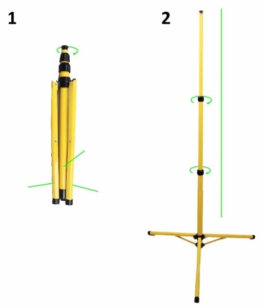 Supporto riflettore 165 cm
