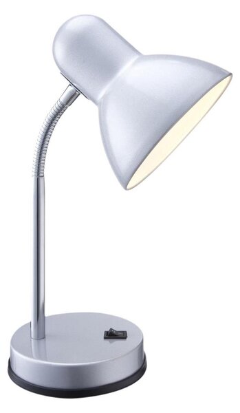 Globo 2487- Lampada da tavolo BASIC 1xE27/40W/230V argento