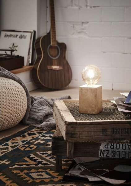 Eglo 49812 - Lampada da tavolo PRESTWICK 1xE27/60W