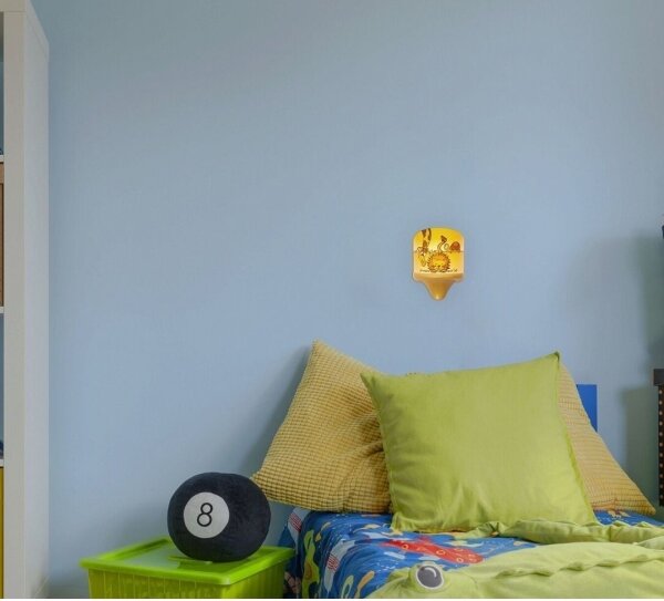 Rabalux 4571 - Applique da parete per bambini LEON E14/7W