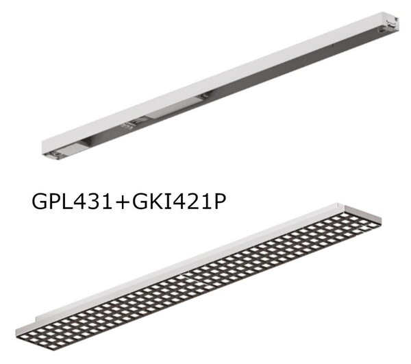 Plafoniera moderna gea led gpl431+gki421p led ip54 termoplastico - Gea Led