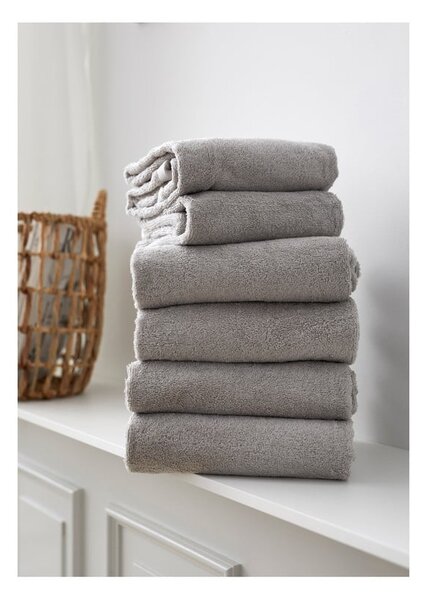 Asciugamano tipo terry grigio chiaro in cotone 30x30 cm Comfort – Södahl