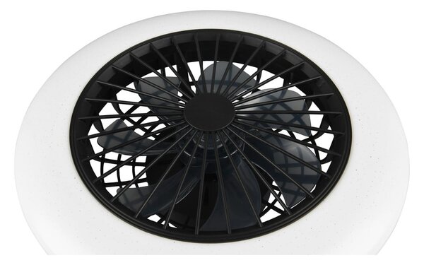 Plafoniera LED nera opaca Stralsund – Reality
