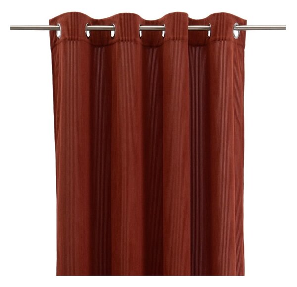 Tenda color terracotta in velluto a coste 140x260 cm Merely – Casa Selección