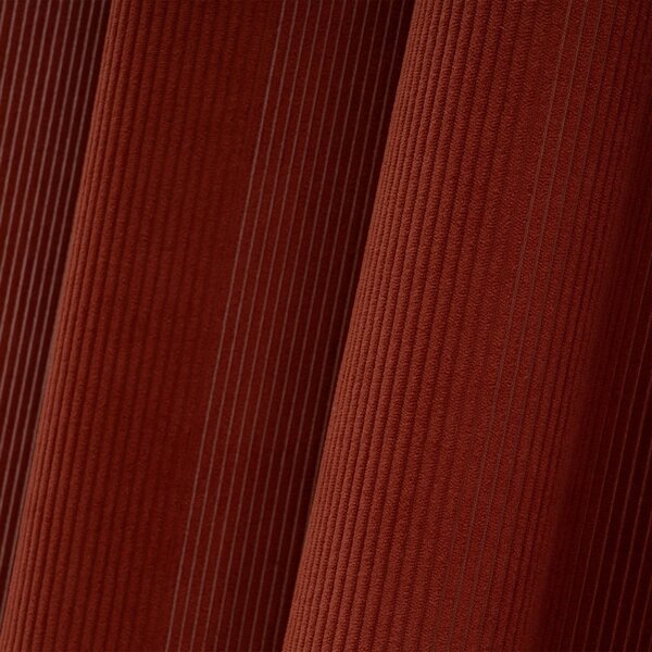 Tenda color terracotta in velluto a coste 140x260 cm Merely – Casa Selección