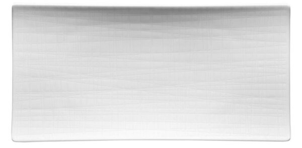 Piatto piano 26 x 13 cm bianco mesh rosenthal