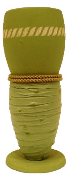 Vaso in ceramica verde kare design