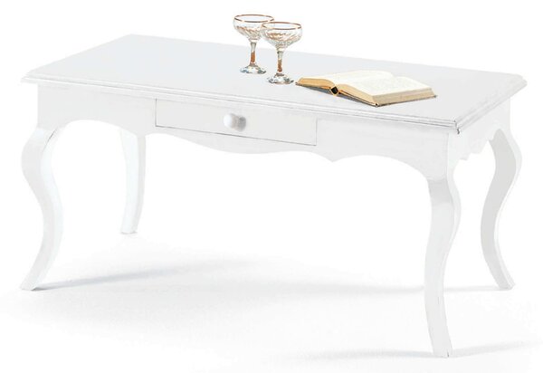 DOUGLAS - tavolino in legno massello cm 100 X 50 X 45