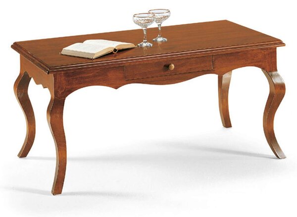 DOUGLAS - tavolino in legno massello cm 100 X 50 X 45