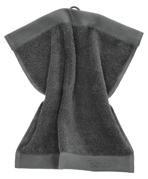Asciugamano tipo terry grigio scuro in cotone 30x30 cm Comfort – Södahl
