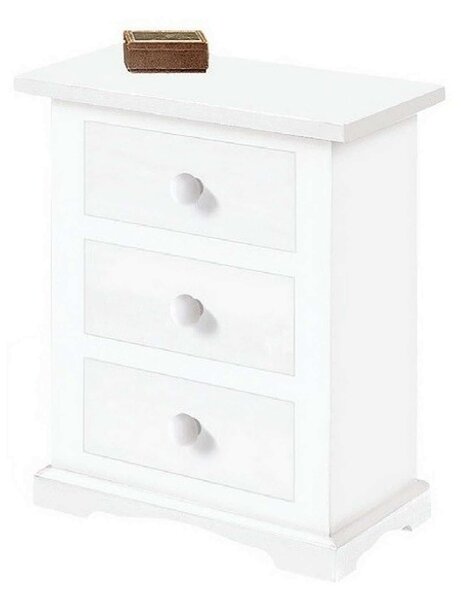 JAMES - comodino in legno massello