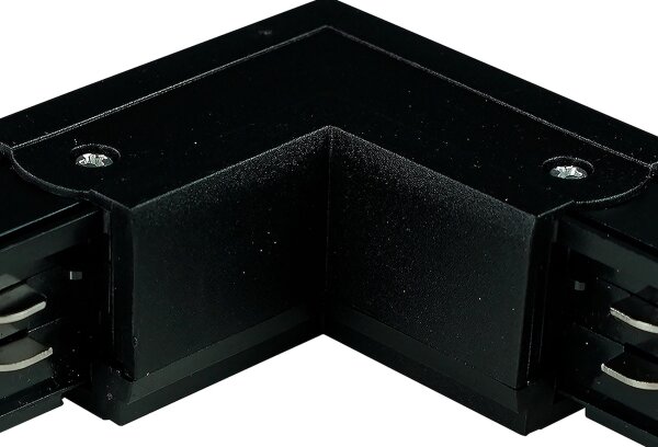 Tappo finale trifaseper sistema a binari TRACER quadrato nero