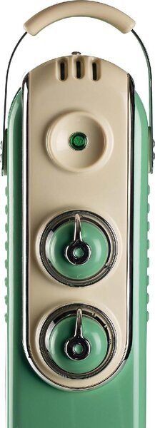 Ariete Radiatore Termosifone Elettrico ad Olio Stufa Portatile 7 Elementi Potenza 1500 Watt colore Verde - 00B083704AR0