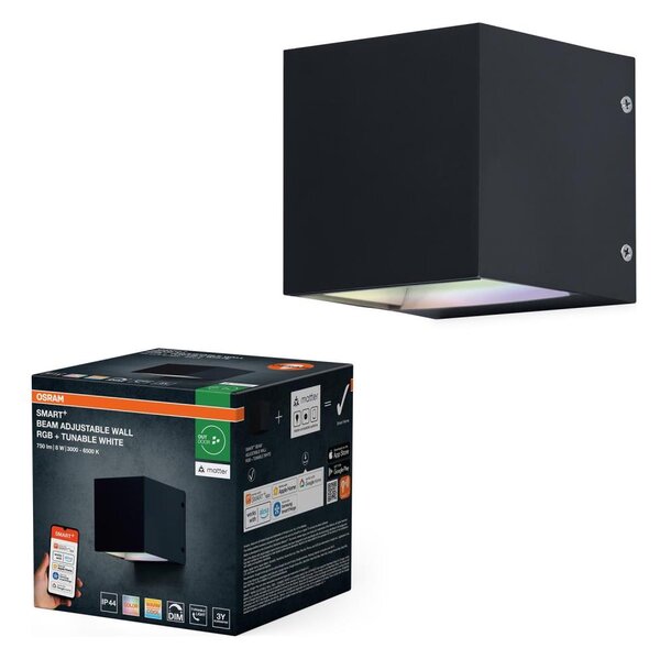 Osram - Applique da esterno dimmerabile LED RGBW SMART+ BEAM / 8W / 230V / IP44 / Wi-Fi