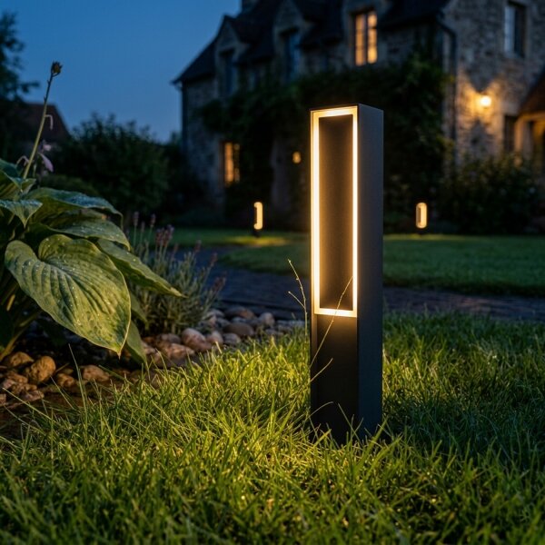 Lampada da esterno LED MODO LED/8W/230V 4000K IP54 50 cm nera