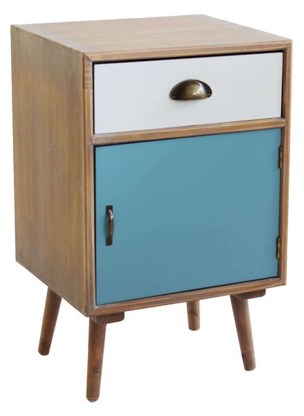 ADELINE - mobiletto 1 anta 1 cassetto in mdf multicolor