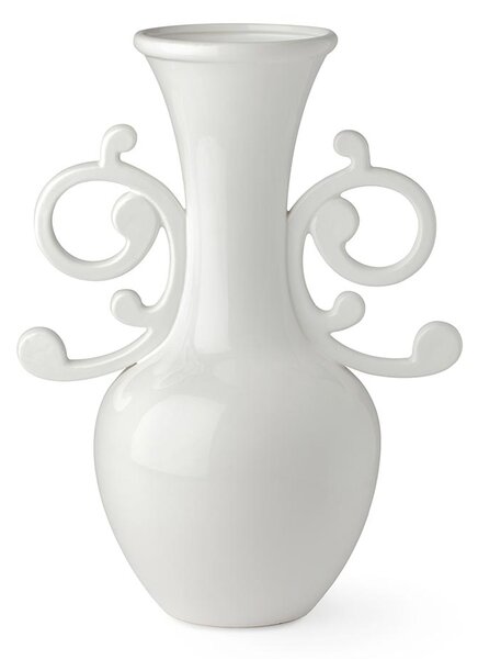 Vaso anfora porcellana bianco Hervit