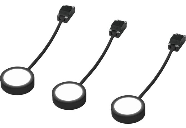 Osram - Set di 3 lampade sottopensili a LED UNDERCABINET LED/3W/230V 3000K nere