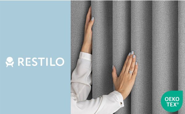 Tenda oscurante grigia 140x250 cm Corita – Restilo