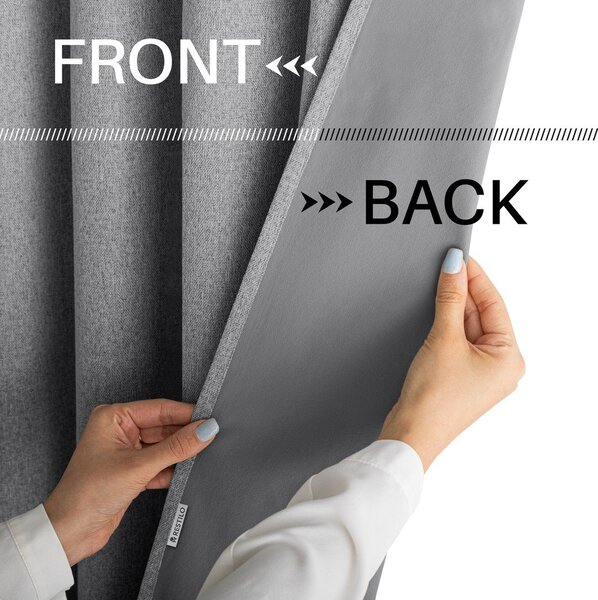 Tenda oscurante grigia 140x250 cm Corita – Restilo