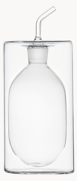 Distributore aceto e olio in vetro borosilicato fatto a mano Cilindro alt. 19 cm