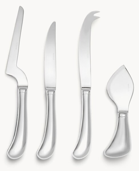 Set di 4 coltelli da formaggio in acciaio inox Living