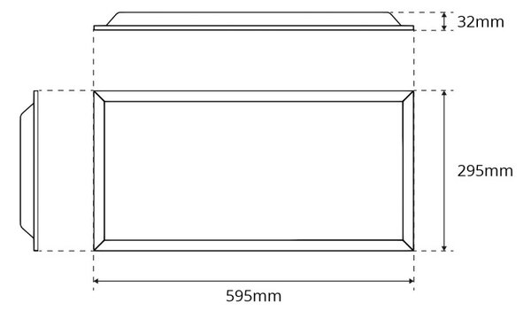 Pannello LED 60x30 32W CCT Bianco Variabile UGR19 - PHILIPS CertaDrive Colore Bianco Variabile CCT