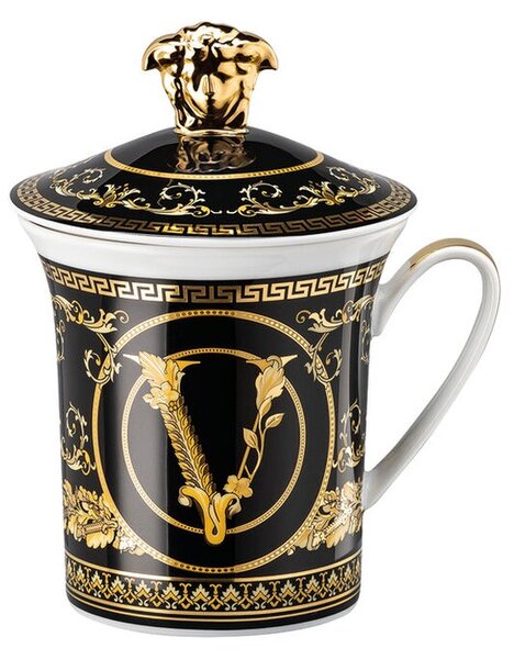 Versace Virtus Gala Black Mug 30 anni Rosenthal