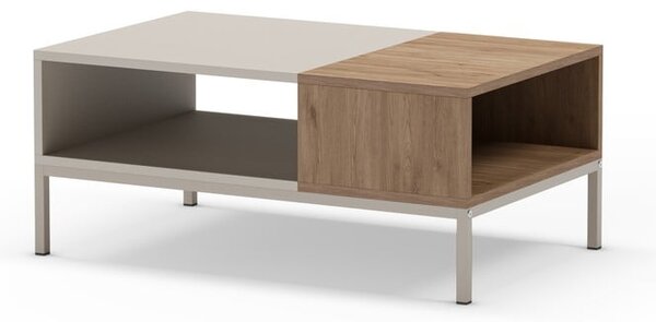 Tavolino color crema 56x90 cm Cailin - Marckeric