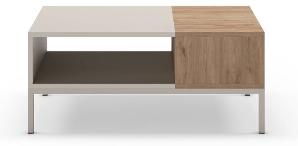 Tavolino color crema 56x90 cm Cailin - Marckeric