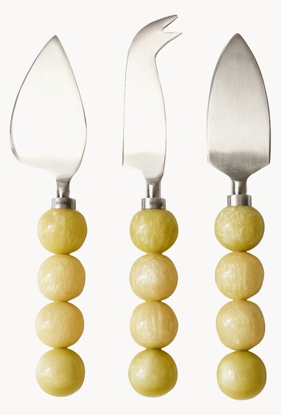 Set di 3 coltelli da formaggio in acciaio inossidabile Muriel