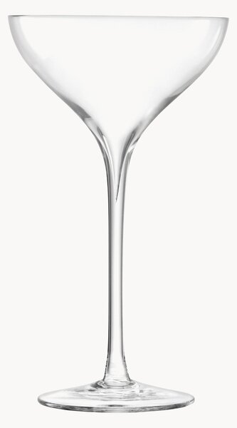 Set di 2 flute da champagne in vetro soffiato Savoy