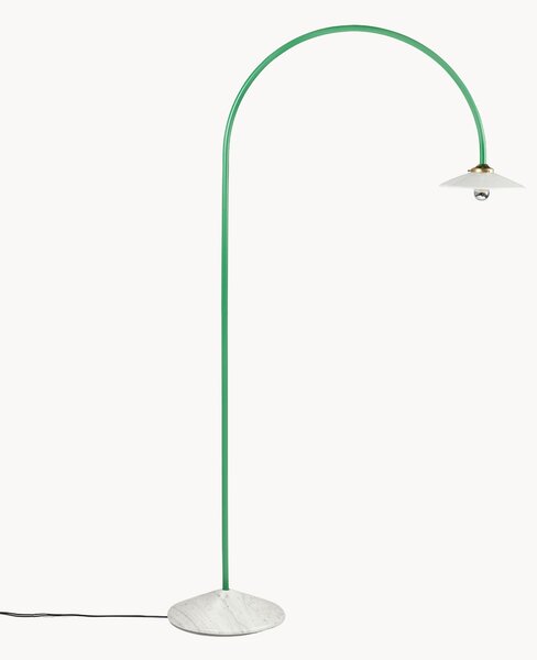 Lampada ad arco fatta a mano con base in marmo Moou