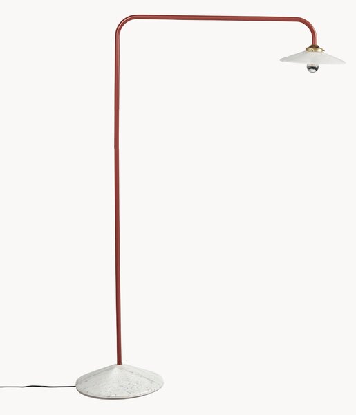 Lampada ad arco fatta a mano con base in marmo Moou